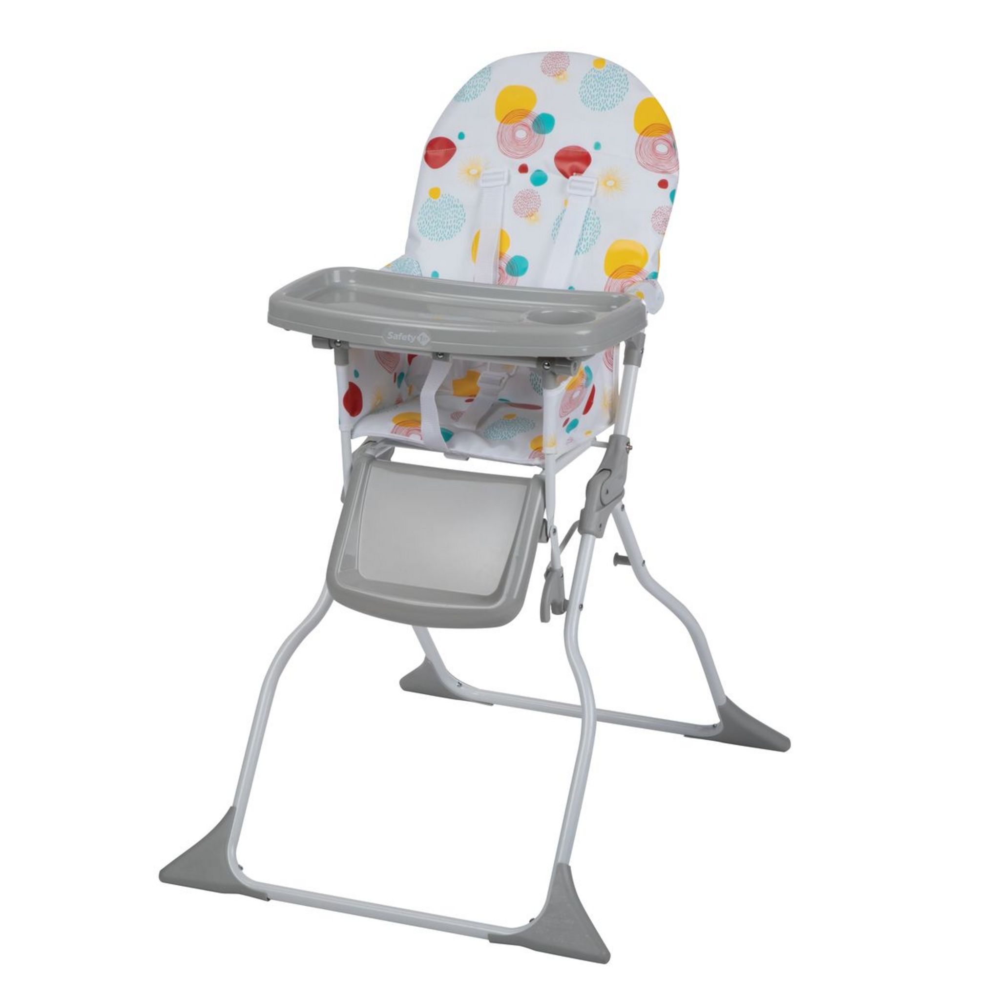 SAFETY FIRST Chaise haute ultra pliante et compacte Keeny taupe pas