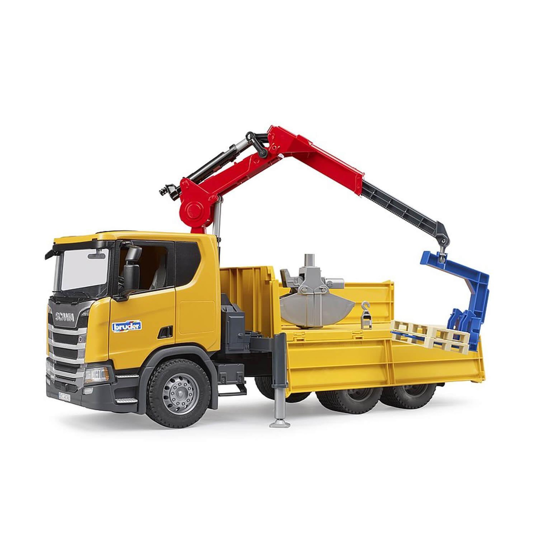 Voir la diapositive 4 : Bruder Camion de chantier Bruder Scania Super 560R