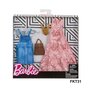 BARBIE Coffret 2 tenues Barbie : robe longue et salopette jean