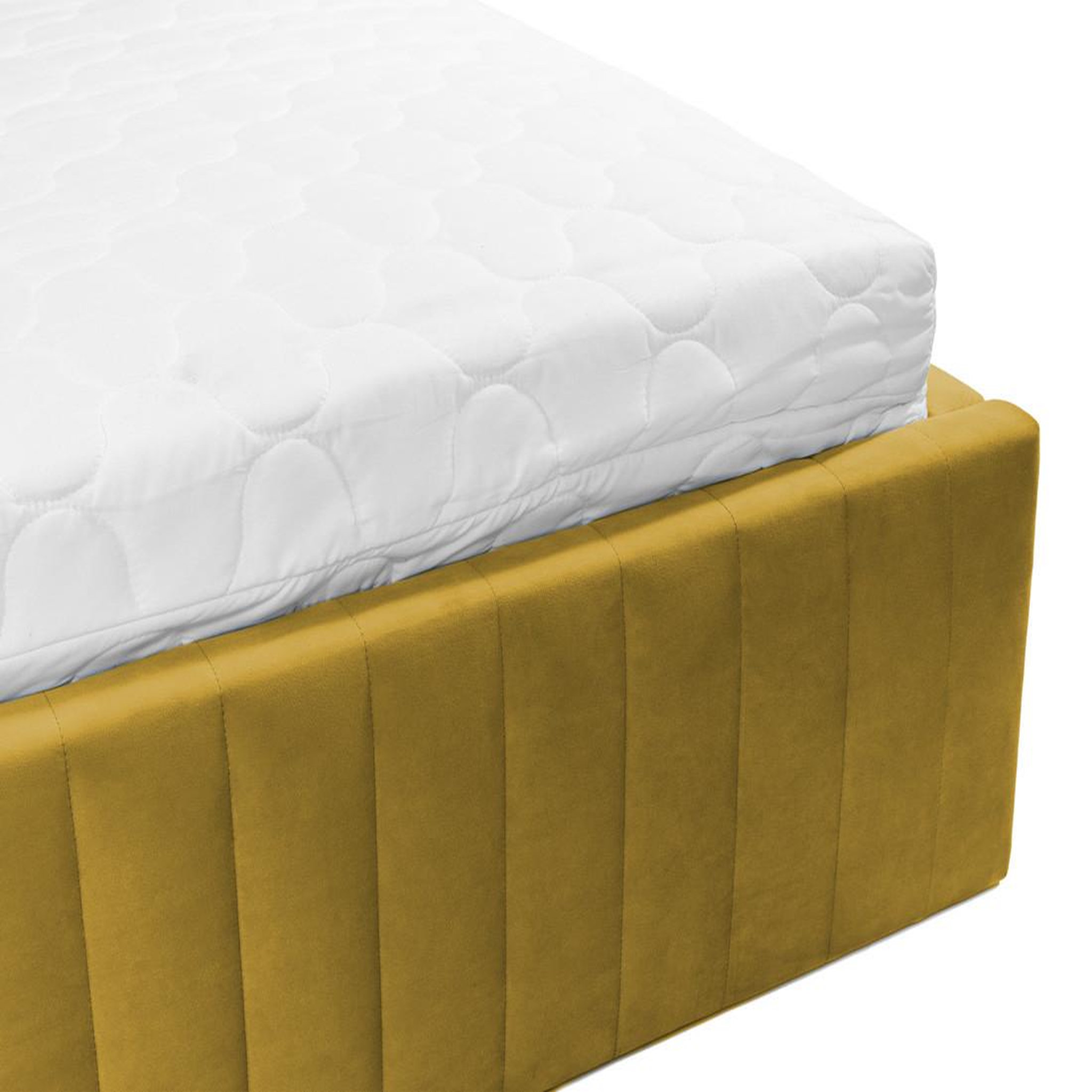 Voir la diapositive 6 : BEST MOBILIER Stuart - lit coffre - 180x200 cm - sommier inclus - en velours
