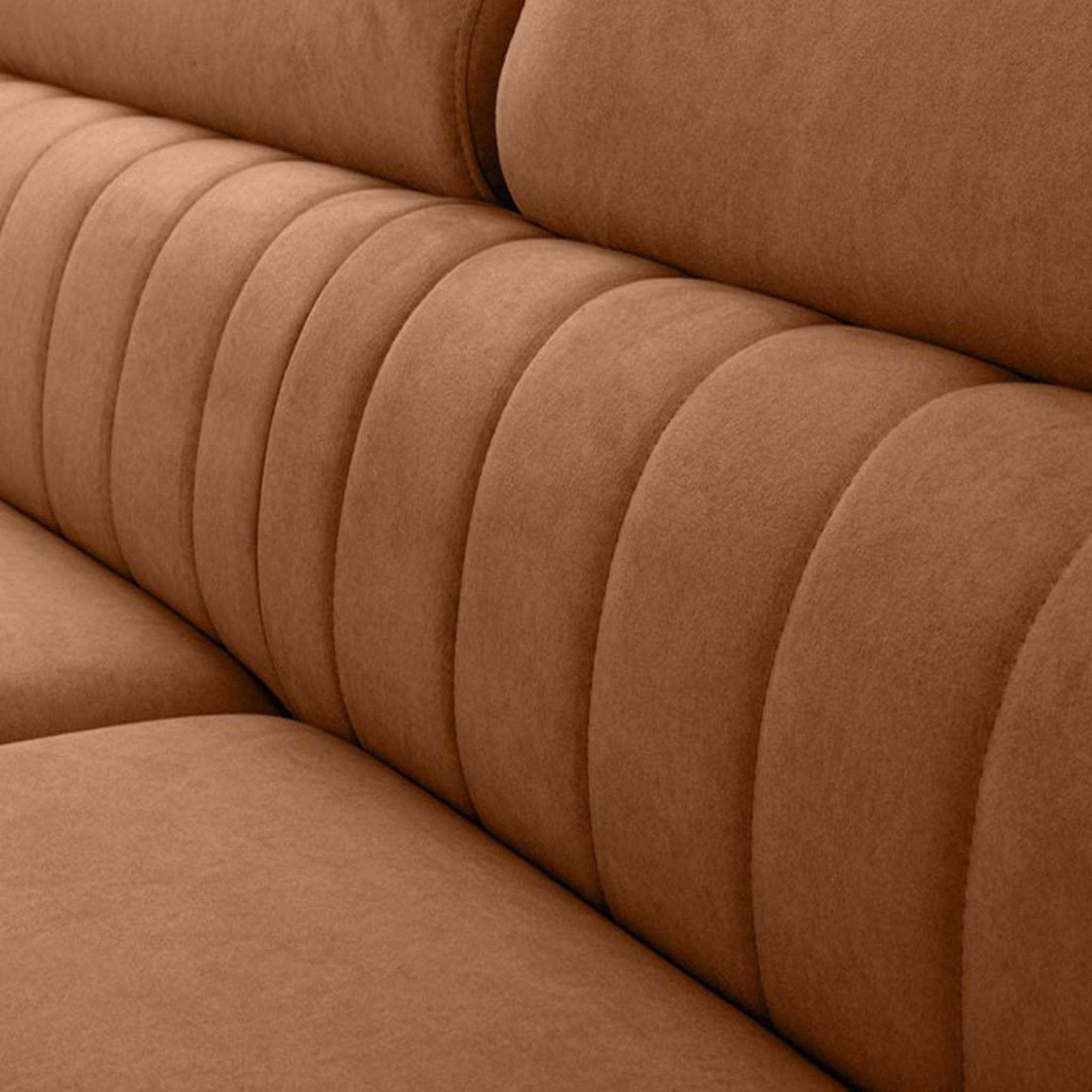 Voir la diapositive 5 : BEST MOBILIER Aneta - canapé d'angle gauche 5 places - convertible avec coffre et têtières - en velours