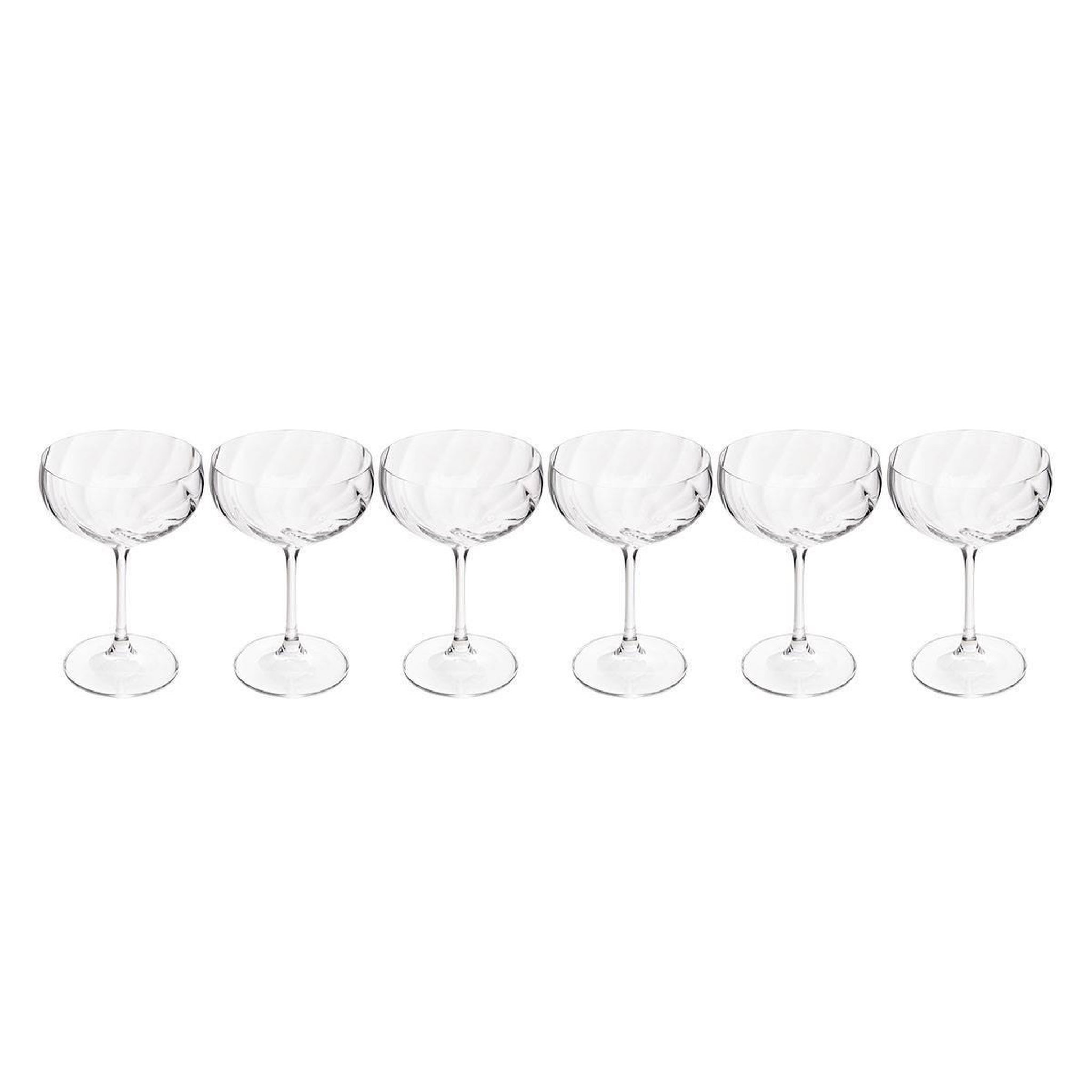 SECRET DE GOURMET Lot de 6 verres à cocktail  neva  30cl transparent