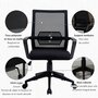 VINSETTO Vinsetto chaise de bureau ergonomique réglable pivotante 360° avec fonction à bascule verrouillable maille polyester noir