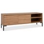 Voir la diapositive 5 : HOMIFAB Meuble TV effet chêne 150 cm - Ronda