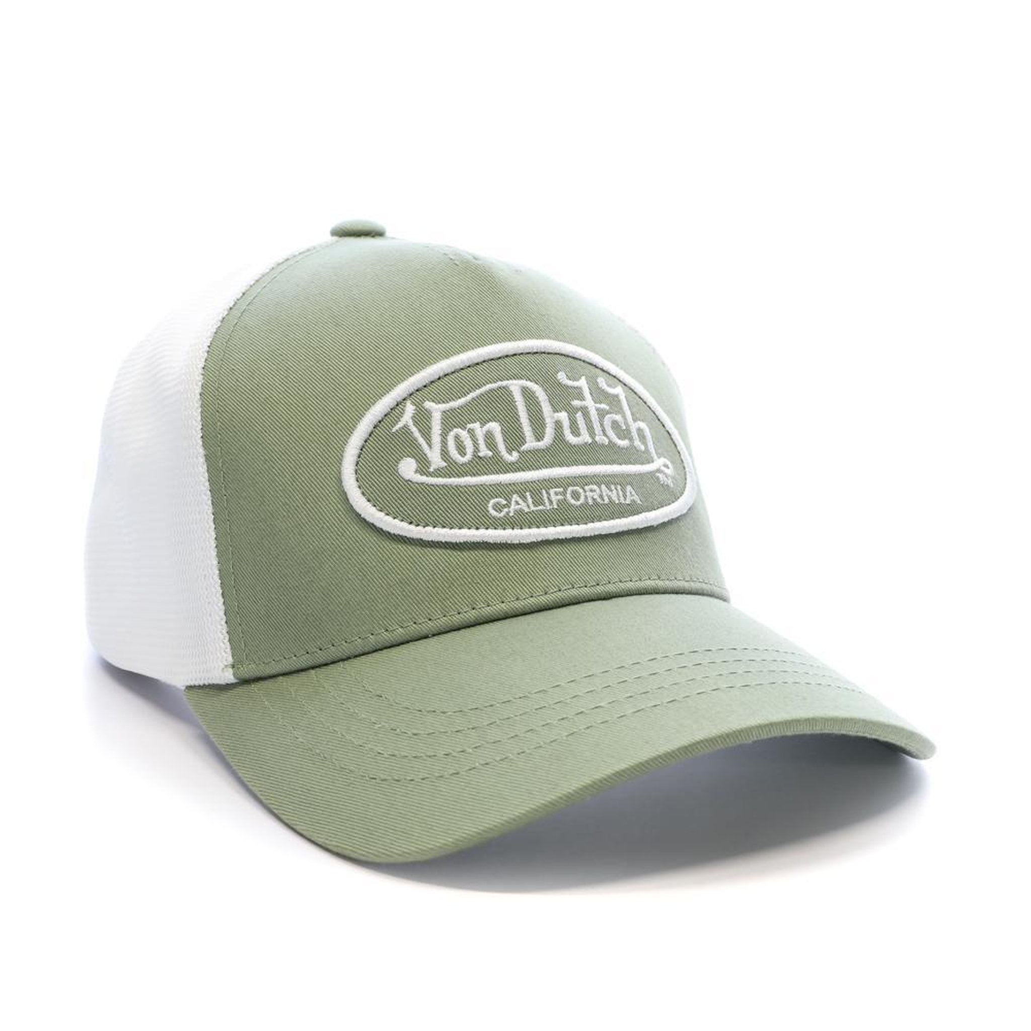 Voir la diapositive 2 : VON DUTCH Casquette Verte/Blanche Homme Von Dutch Ahig
