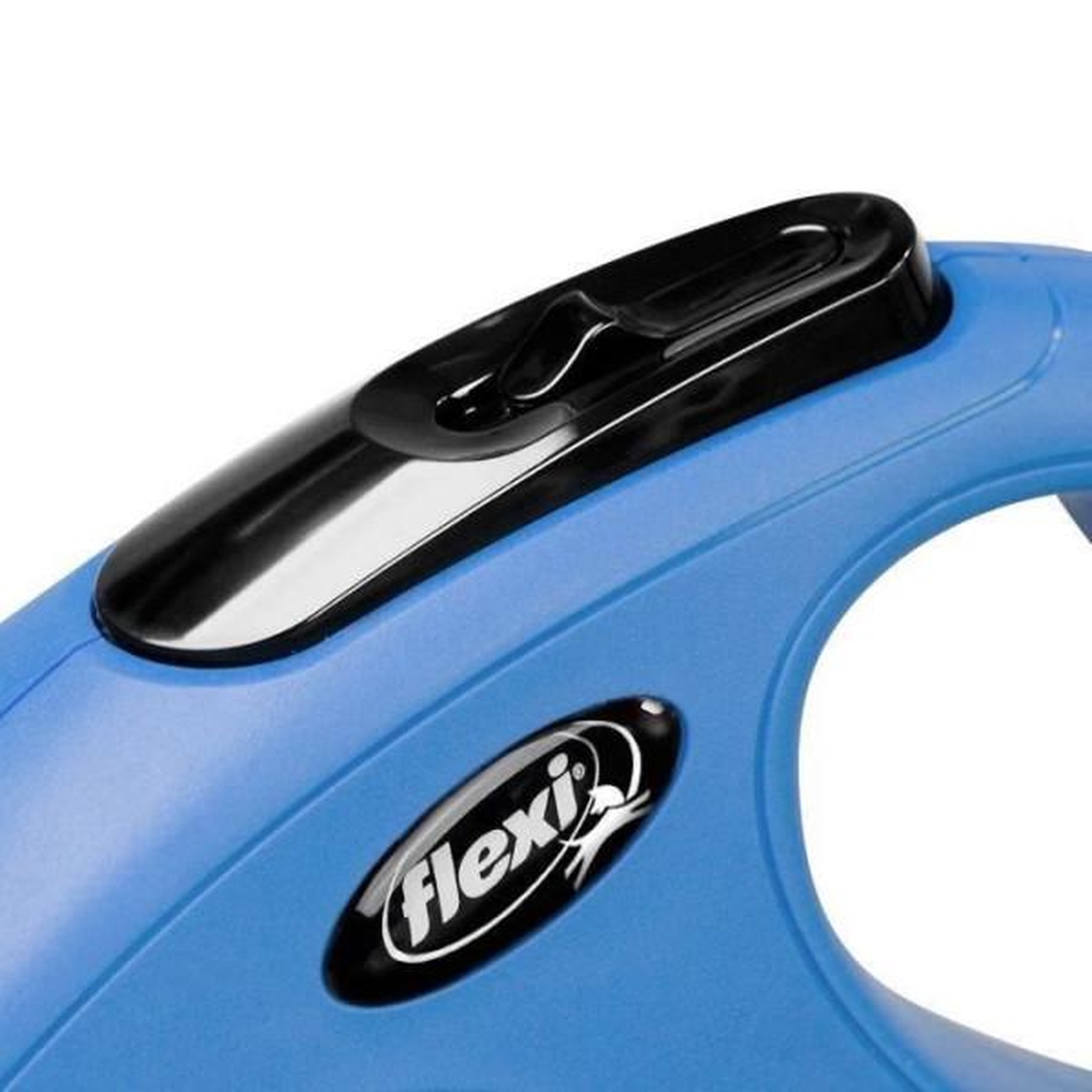 Voir la diapositive 3 : Flexi Laisse enrouleur flexi new classic - taille m - 5m - bleu pour chien jusqu'a 25kg