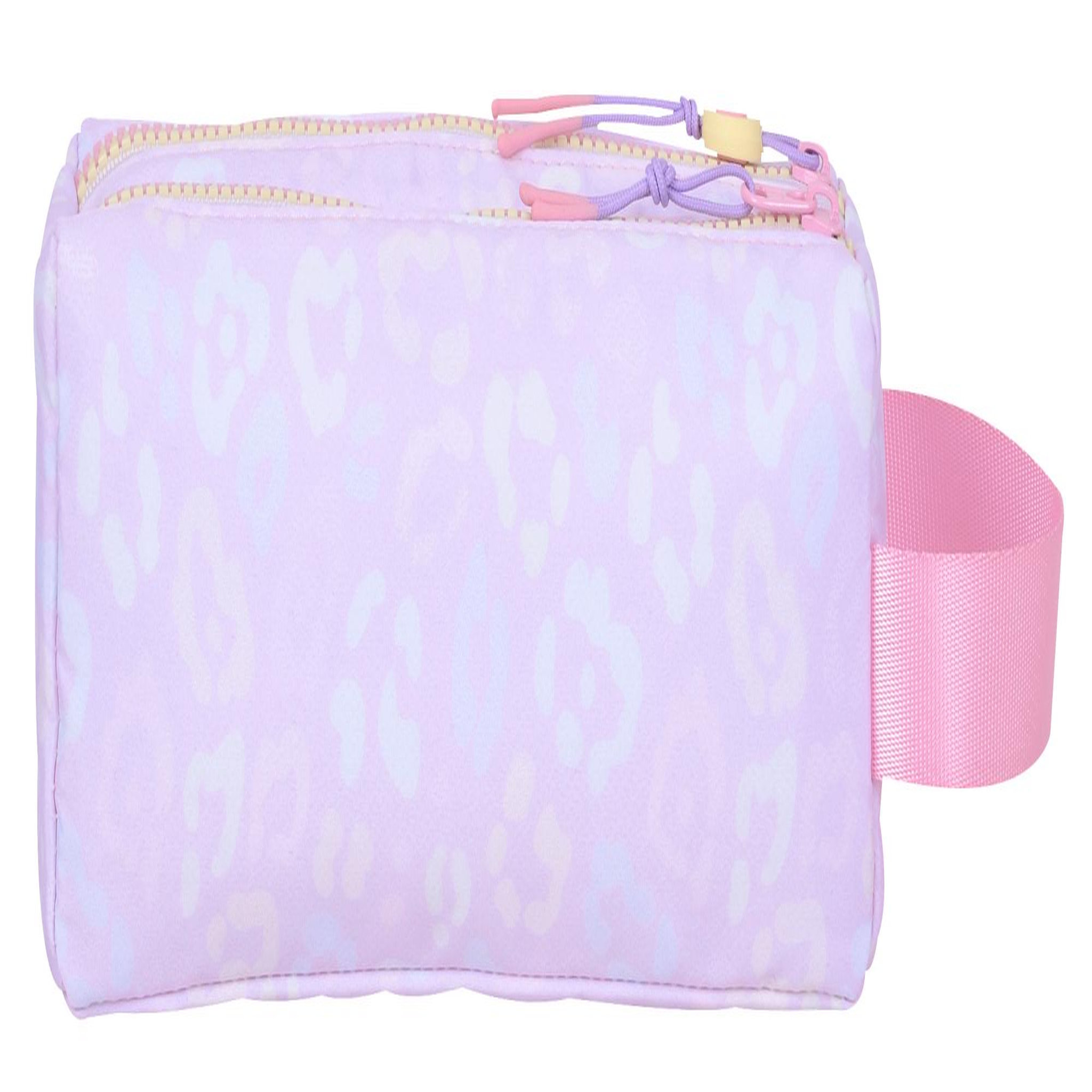 Voir la diapositive 3 : Bagtrotter MARSHMALLOW - Trousse scolaire double compartiment PARTY JUNGLE - Pastel - Fille