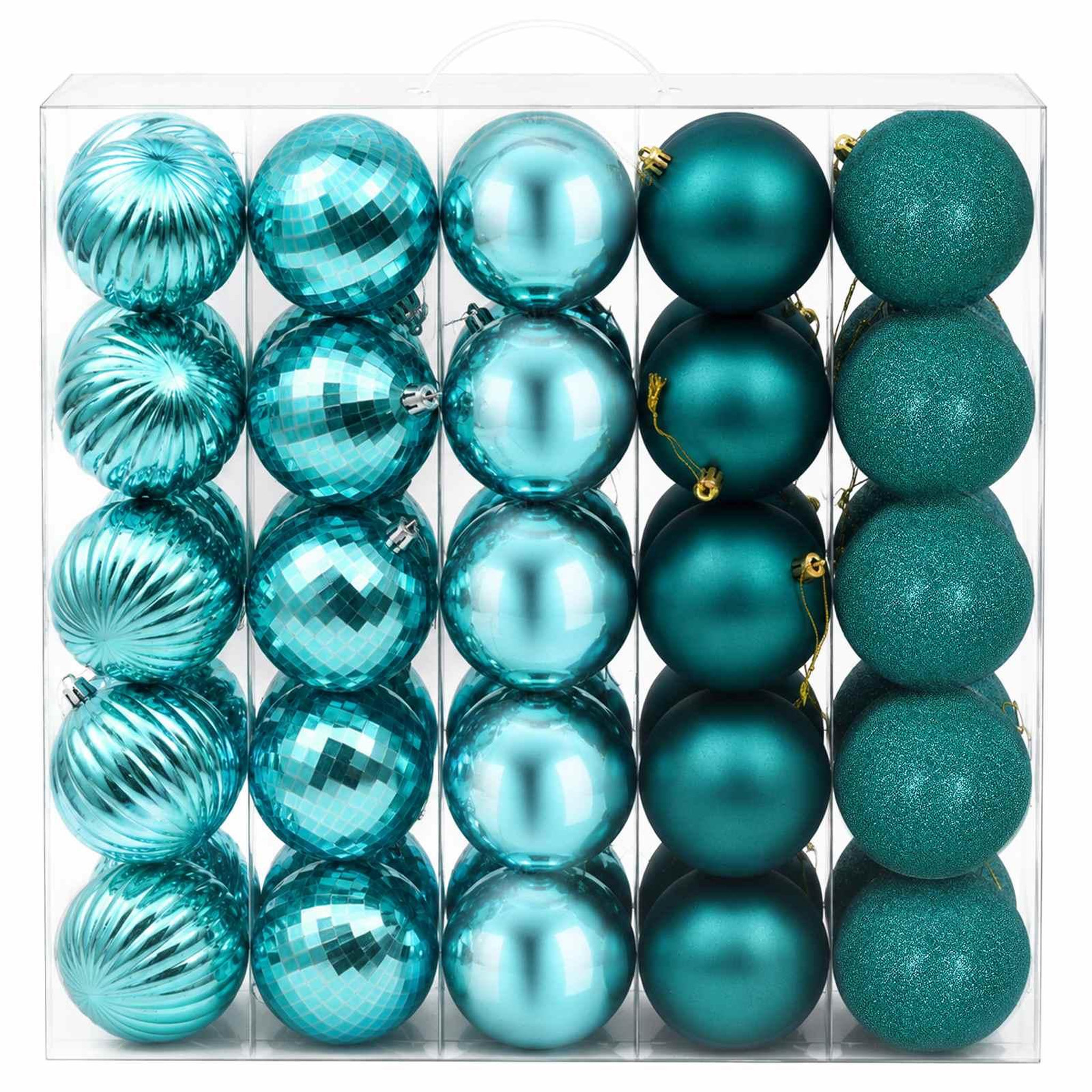 Voir la diapositive 4 : VIDAXL Ensemble de boules de Noël 50 pc Vert Diam. 8 cm Polystyrene