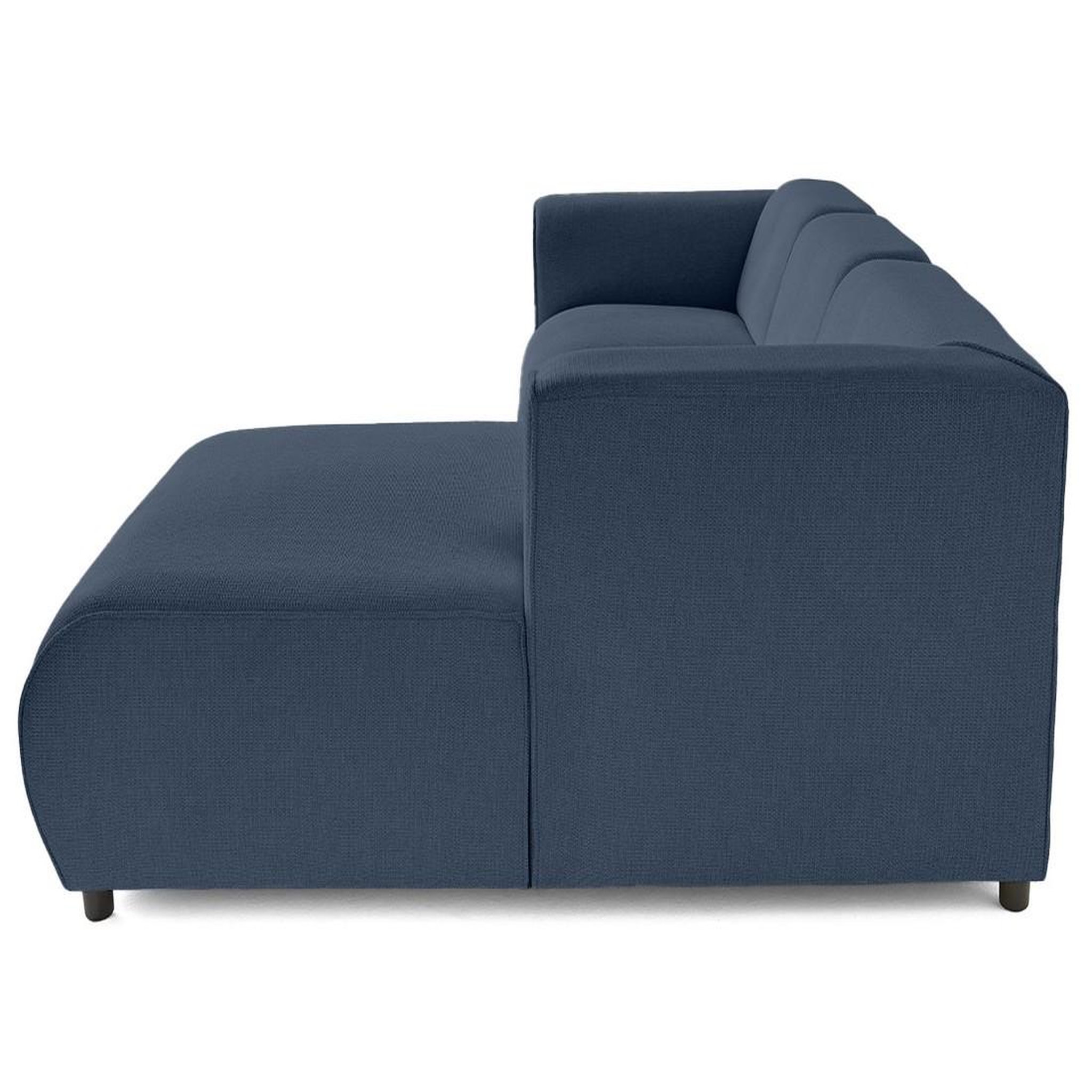 Voir la diapositive 5 : LISA DESIGN Suaro - canapé modulable d'angle droit 4 places en tissu texturé