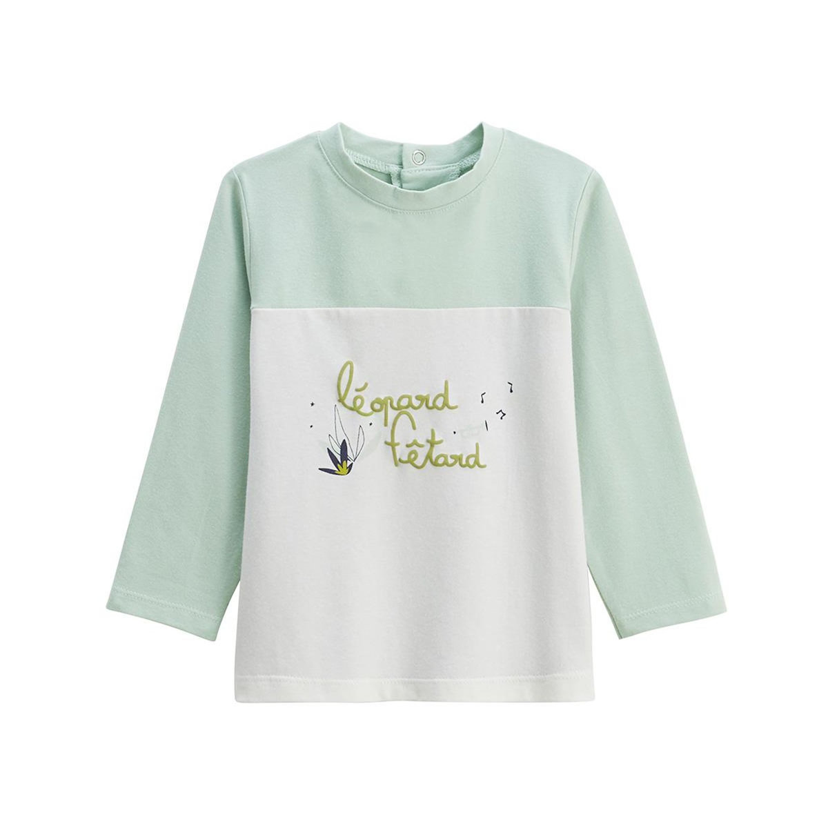 Petit Béguin Lot de 2 t-shirts enfant manches longues Oscar