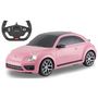 Voir la diapositive 1 : Jamara VW Beetle couleur rose 2,4GHz 1:14