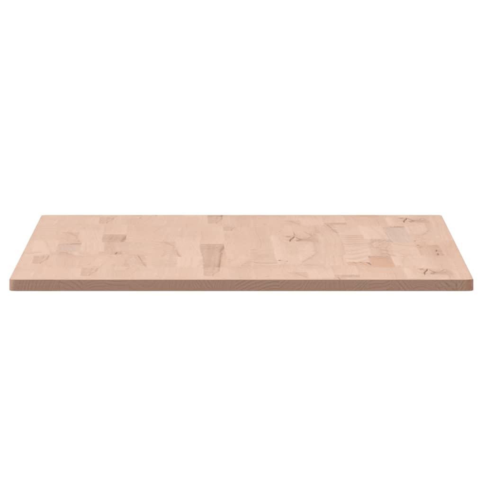 Voir la diapositive 5 : VIDAXL Dessus de table 100x60x1,5cm rectangulaire bois massif de hetre