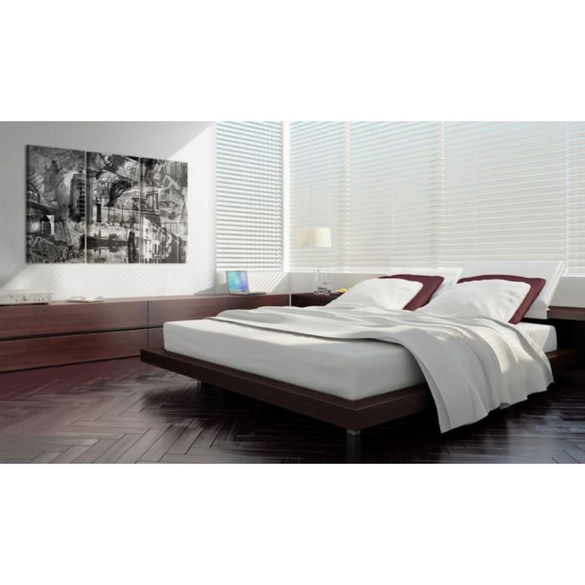 Paris Prix Tableau Imprimé 3 Panneaux  L'essence de Londres