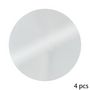 Voir la diapositive 2 : ATMOSPHERA Lot de 4 Miroirs Adhésifs  Rond  30x30cm Argent