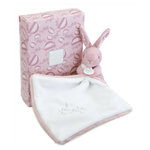 DOUDOU ET COMPAGNIE Lapin doudou - Lapin et doudou rose