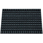 Id mat Tapis grattant 40x60cm noir - solidotemp40602