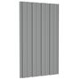 Voir la diapositive 5 : VIDAXL Panneaux de toiture 12 pcs Acier galvanise Gris 80x45 cm