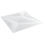 Voir la diapositive 5 : VIDAXL Panneaux muraux 48 pcs blanc 50x50 cm XPS 12 m^2 etoile