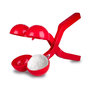 Voir la diapositive 1 : Jamara Jouet neige Boule à neige Duo 38 cm rouge