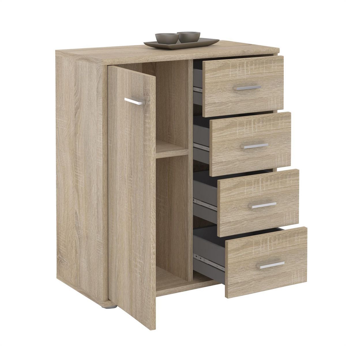 IDIMEX Buffet OSCAR, en mélaminé