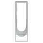 Voir la diapositive 4 : VIDAXL Porte-revue Argente 35x15x45 cm Acier