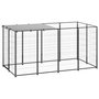 Voir la diapositive 1 : VIDAXL Chenil Noir 2,42 m² Acier