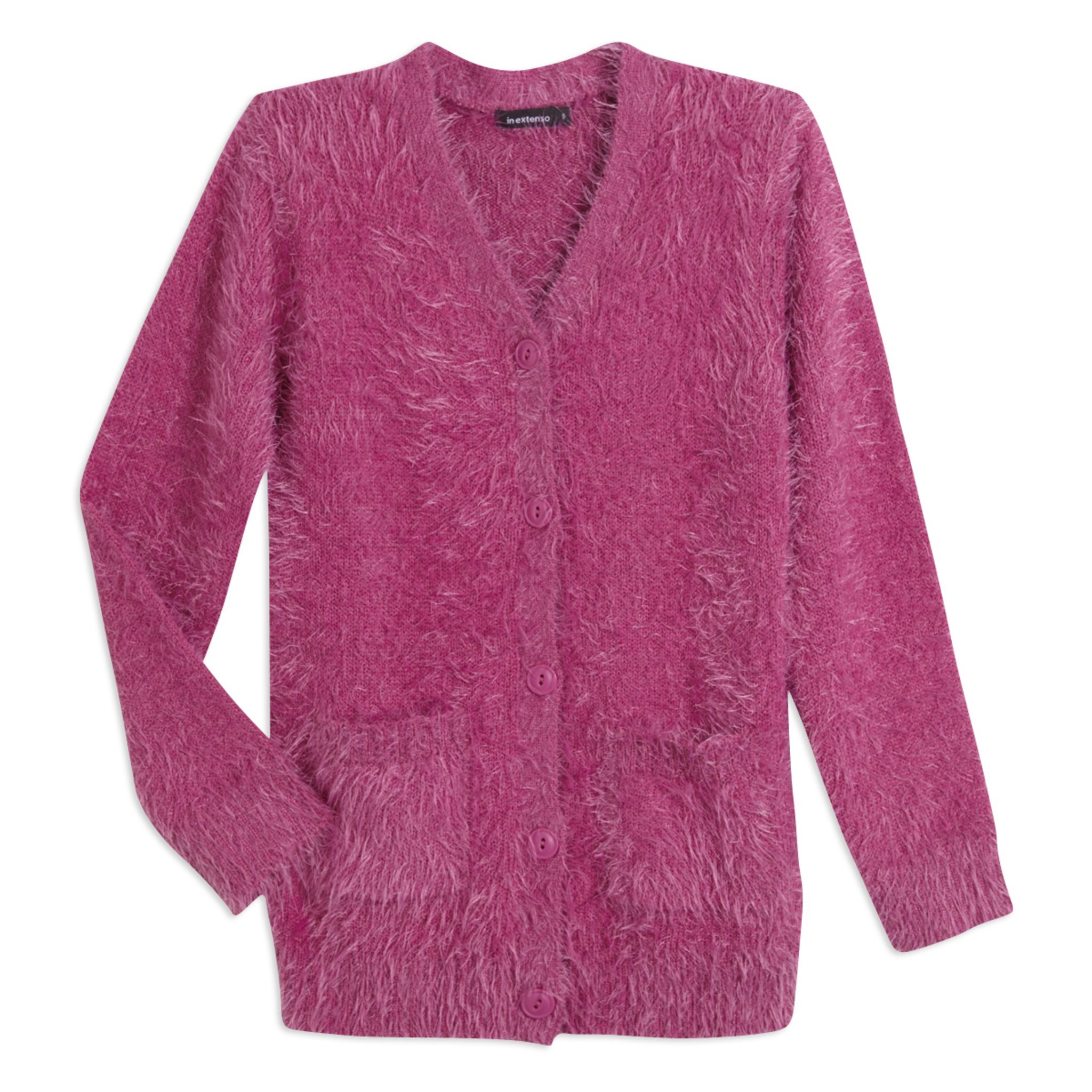 Cardigan Fille Marks And Spencer - Col V, Coton Noir, Manches Longues - Taille 5-6 Ans