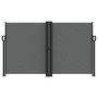 Voir la diapositive 3 : VIDAXL Auvent lateral retractable anthracite 140x1000 cm