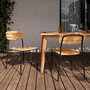 Voir la diapositive 2 : Rendez vous déco Lot de 2 chaises de jardin en résine synthétique-Taya