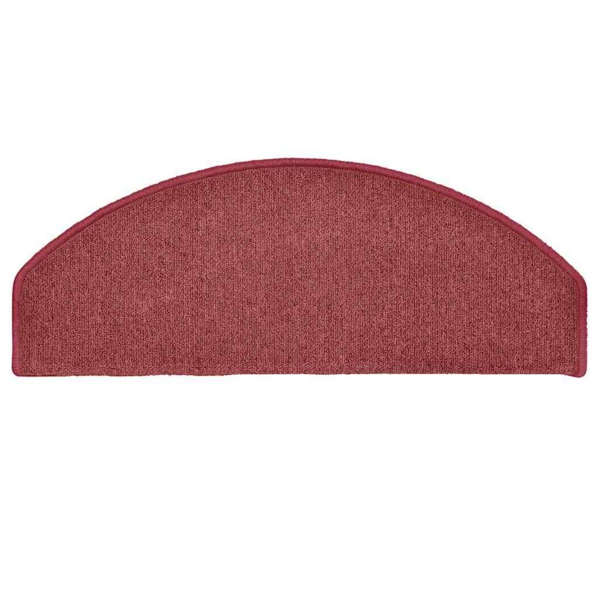 VIDAXL Tapis d'escalier 30 pcs rouge 65x24x4 cm