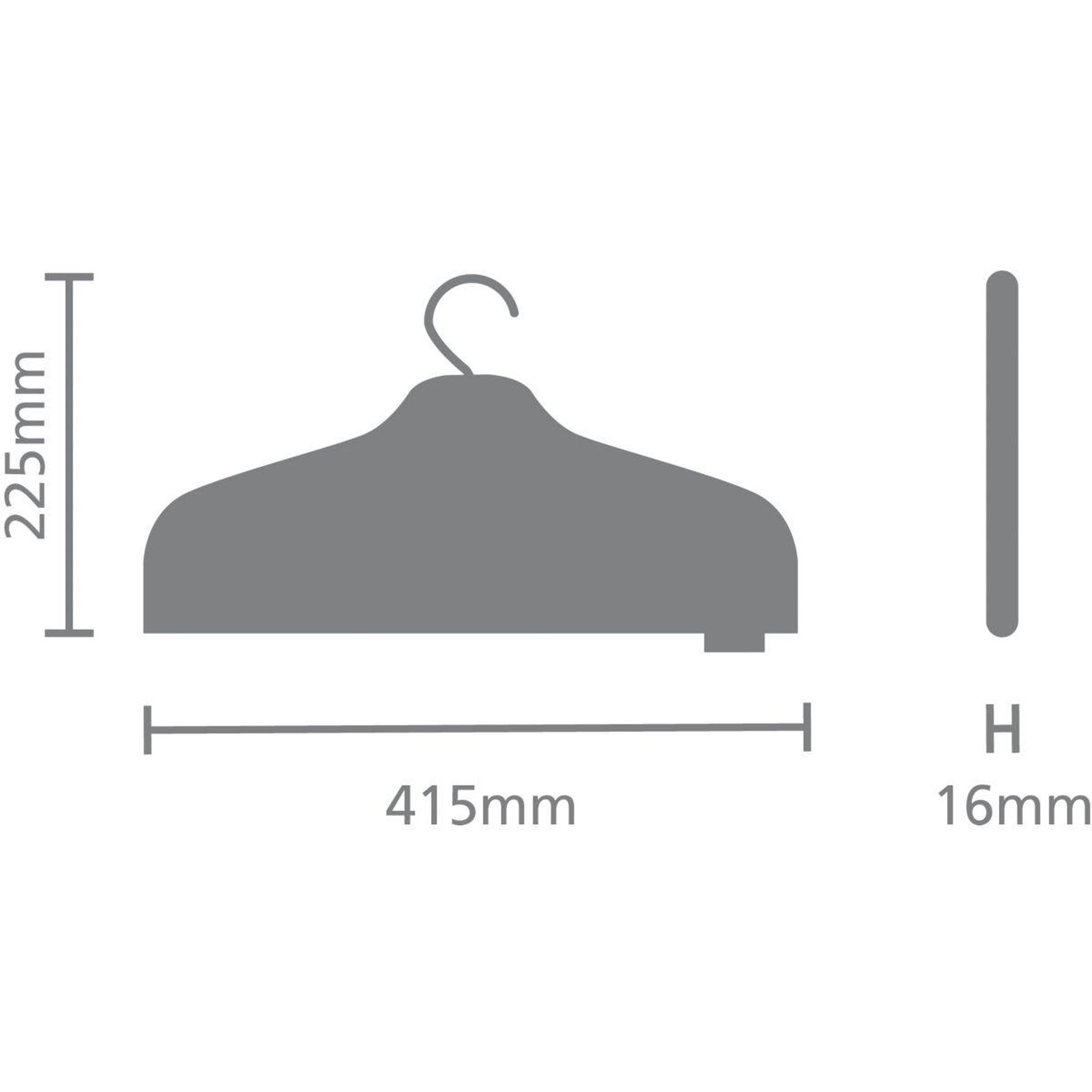Voir la diapositive 4 : BRABANTIA Cintres cintre pour défroisseur pepper black