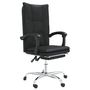 Voir la diapositive 2 : VIDAXL Fauteuil inclinable de bureau Noir Similicuir