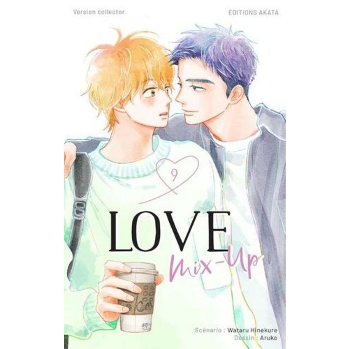 LOVE MIX-UP TOME 9 : COFFRET AVEC 1 CARNET D'ILLUSTRATIONS, 1 GOMME, 1 CRAYON, 1 CARNET DE NOTES ET 1 PLANCHE DE STICKERS. EDITION COLLECTOR, Hinekure Wataru