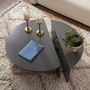 Voir la diapositive 6 : CONCEPT USINE Table basse ronde podium anthracite 90cm VARI