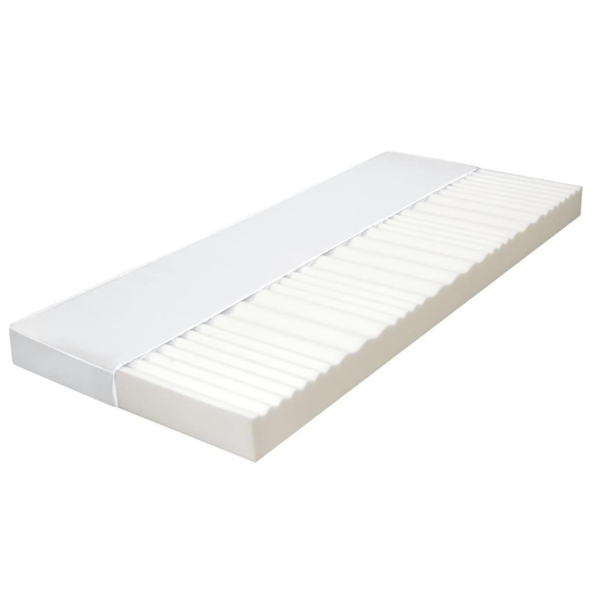 VIDAXL Matelas 140 x 200 cm 7 zones Mousse PU 10 cm H2 H3