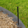 Voir la diapositive 3 : ID MARKET Bordurette de jardin flexible 8 M gris anthracite hauteur 12 cm + 24 piquets