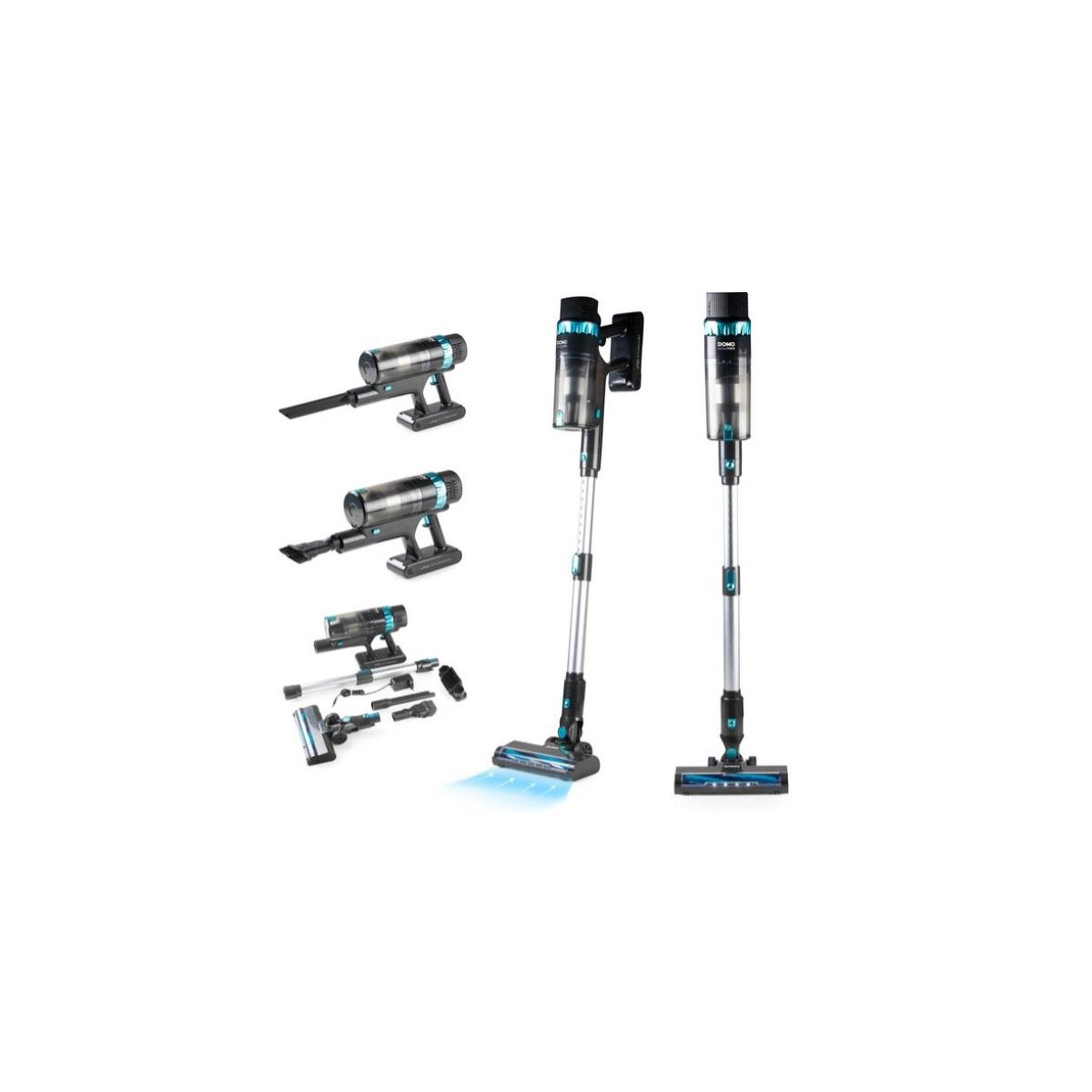 Voir la diapositive 3 : Domo Aspirateur balai 29.6v - do244sv