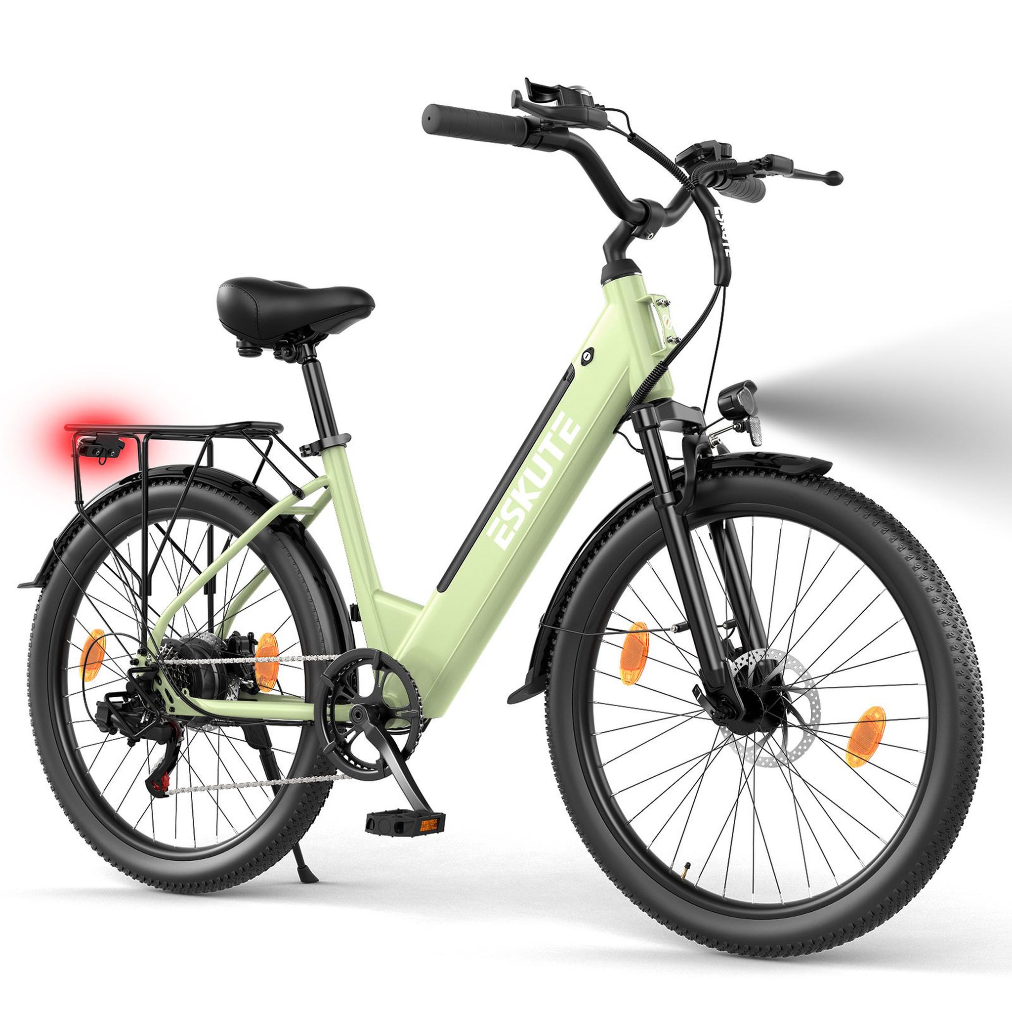 Voir la diapositive 2 : ESKUTE Vélo électrique Eskute C100 Plus