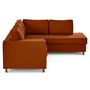 Voir la diapositive 5 : LISA DESIGN Jake - canapé déhoussable d'angle droit 5 places en tissu