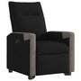 Voir la diapositive 4 : VIDAXL Fauteuil inclinable electrique noir tissu