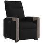 Voir la diapositive 4 : VIDAXL Fauteuil inclinable electrique noir tissu