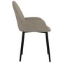 Voir la diapositive 5 : VIDAXL Chaises a manger lot de 2 Gris clair Velours