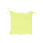 HESPERIDE Galette de chaise d'extérieur Korai. Coloris disponibles : Marron, Noir, Rouge, Vert, Jaune