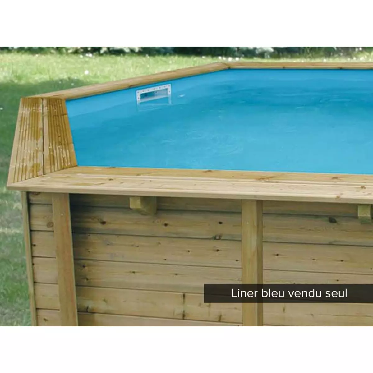 Ubbink Liner seul Bleu pour piscine bois Azura Ø 4,10 x 1,20 m - Ubbink