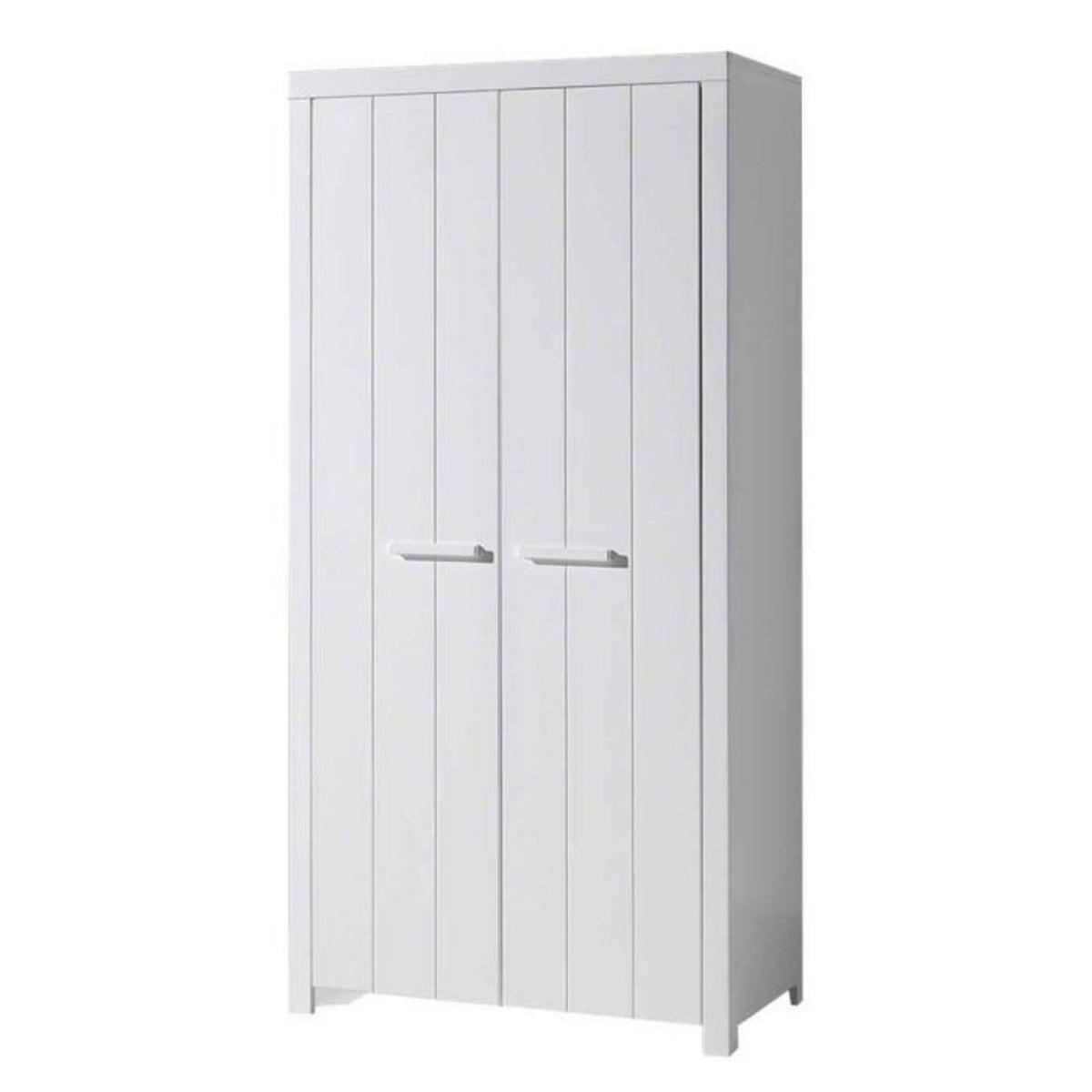 Paris Prix Pack - Lit Enfant, Chevet, Armoire & Bureau  Erik I  Blanc