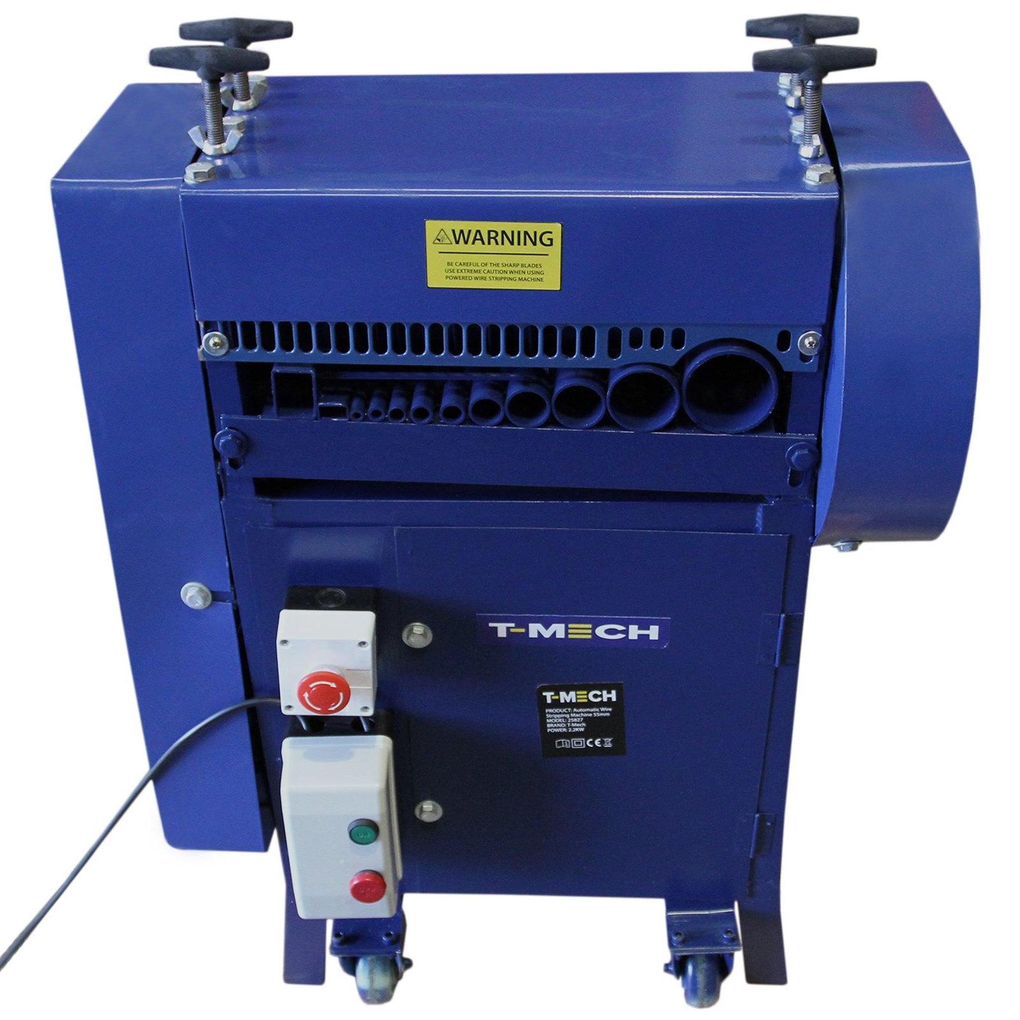 Voir la diapositive 4 : T-MECH Machine à dénuder de câble électrique 55 mm
