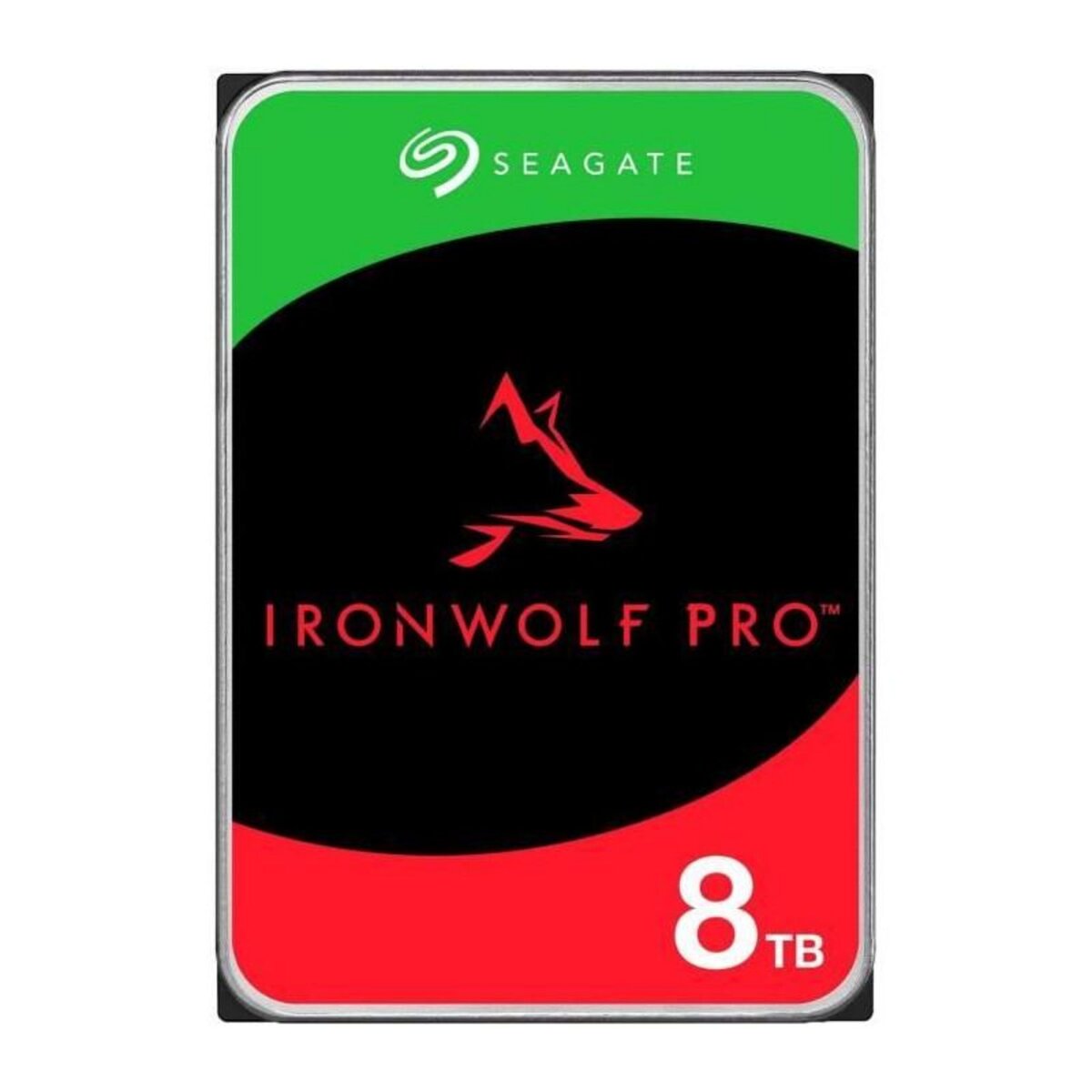 Seagate SEAGATE - IRONWOLF PRO - Disque dur interne - 8To - SATA 6 Gbits/s - 7200RPM (ST8000NT001)