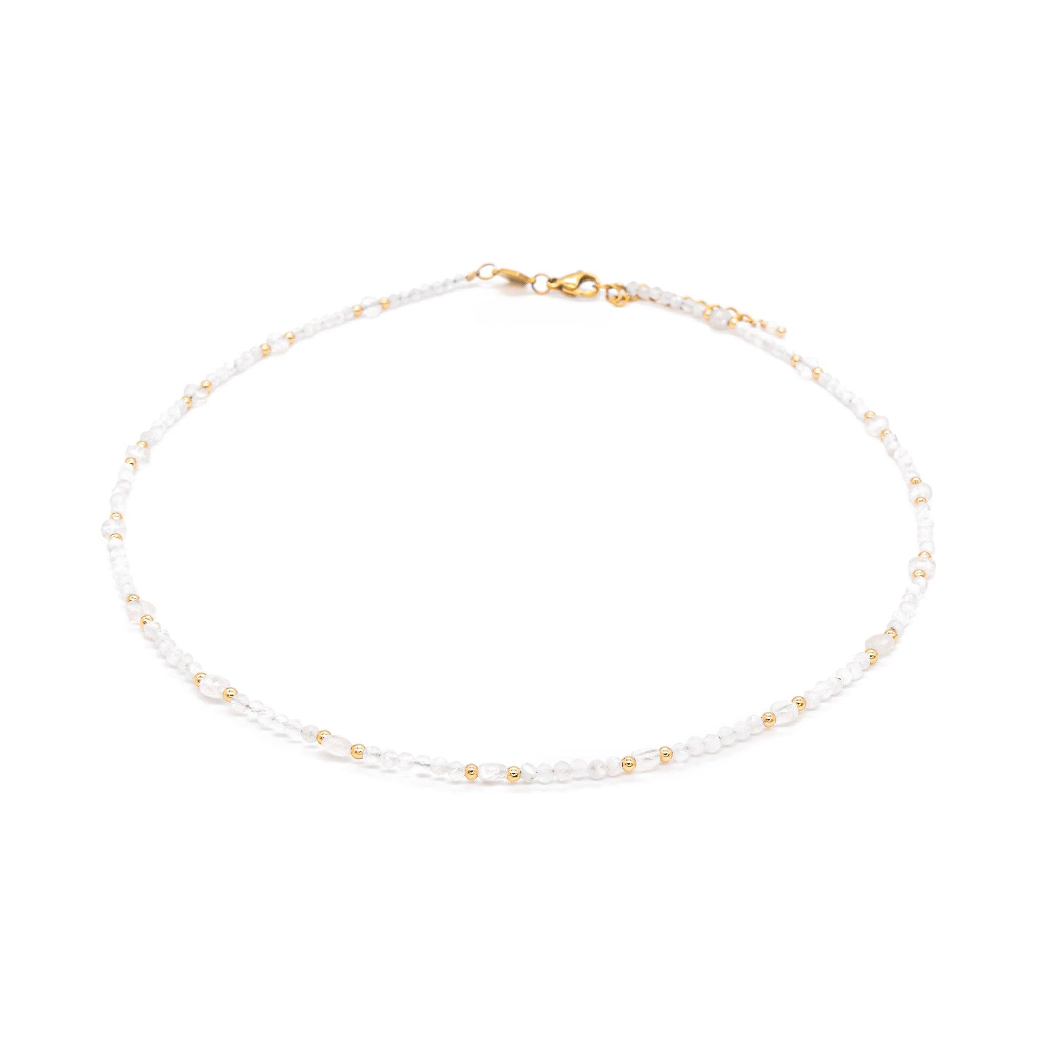 Voir la diapositive 1 : SLOYA Collier Paloma en pierres de Lune