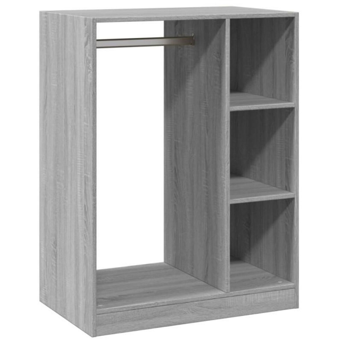 VIDAXL Garde robe sonoma gris 77x48x102 cm bois d ingénierie