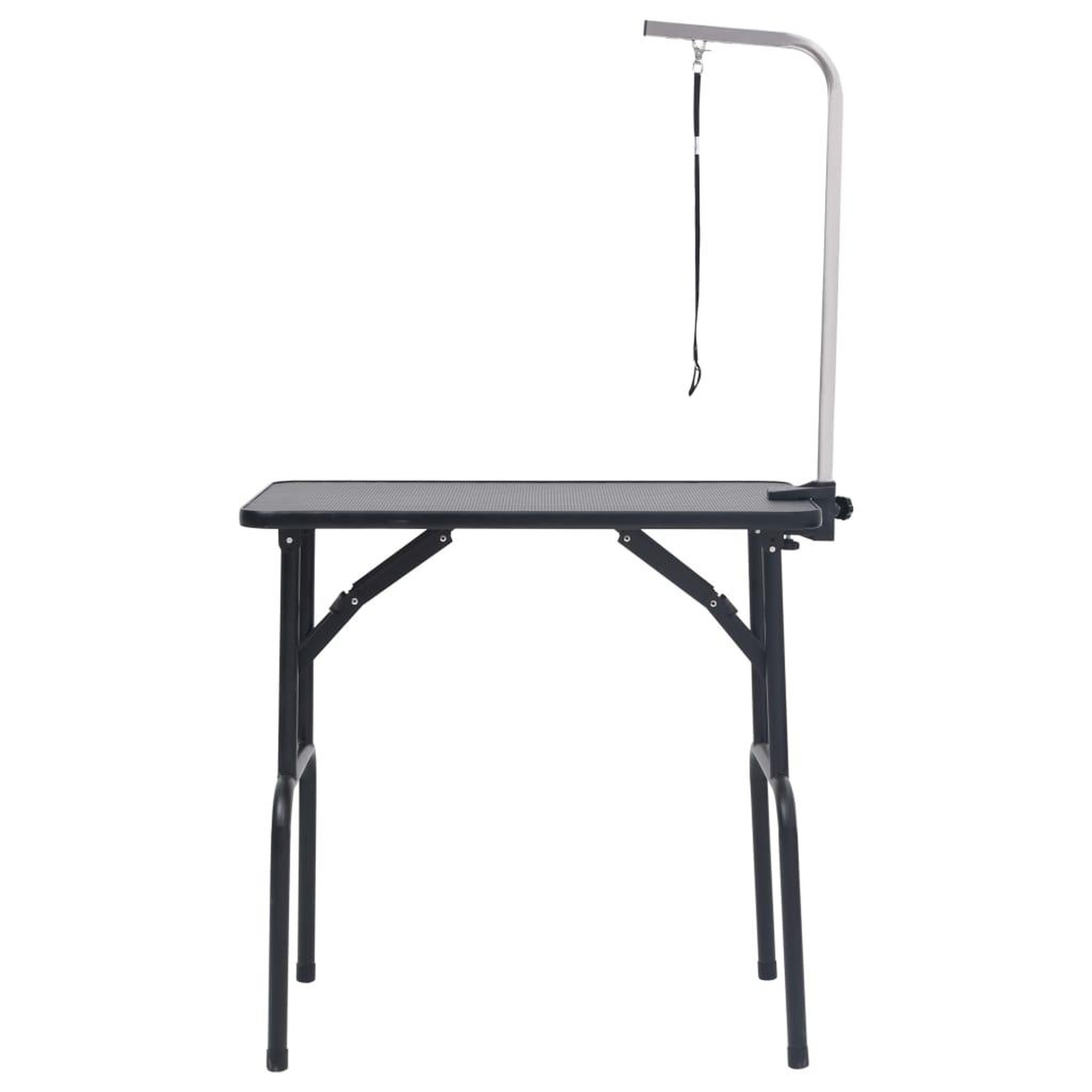 Voir la diapositive 3 : VIDAXL Table de toilettage reglable pour chiens avec 1 boucle